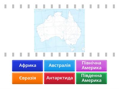 Материки, ЯДС 4 клас