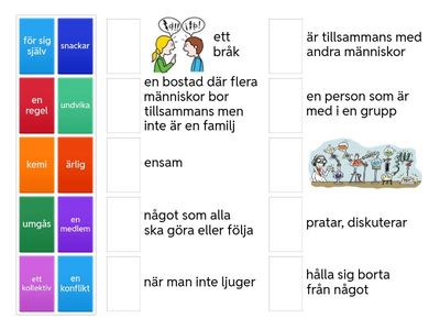 Bo i kollektiv - ord