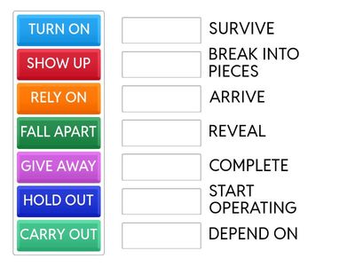 PHRASAL VERBS. UNIT 2. Angela