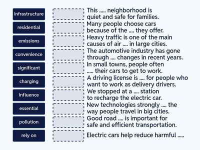 Cars & Transportation – B2 Level (text)