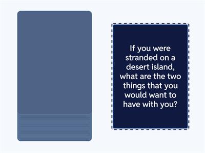 First/Second Conditional Questions