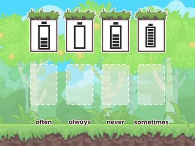  always usually often sometimes never