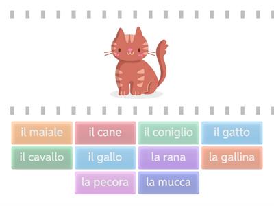  Italiano per bambini - Gli animali