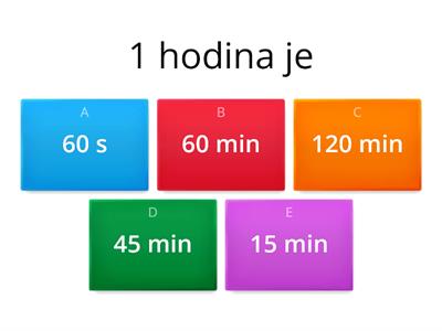 Převody jednotek času 11.05.2022