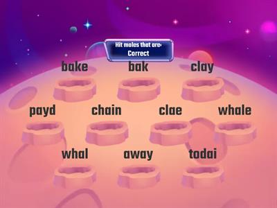 Whack-A-Mole (long a)