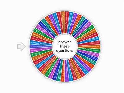  A1 Speaking Questions