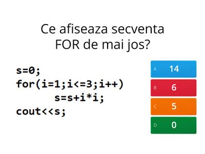 Aplicatii FOR,WHILE