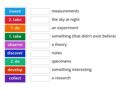 Focus 2  / Wordstore 2C / Collocations