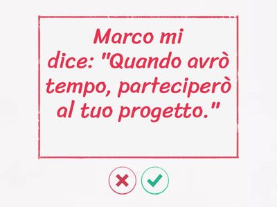 Discorso diretto-indiretto (B1b)