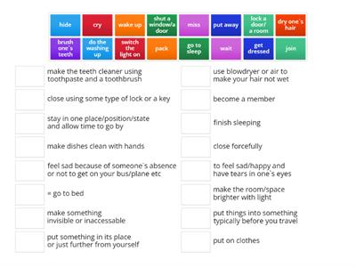 SpeakOut A2+ Unit 1A Vocabulary