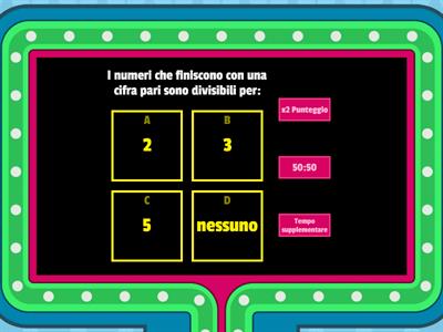 Divisibilità per 2, 3, 5