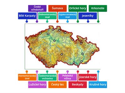 POVRCH ČR (vysočiny a nížiny) 4. ročník