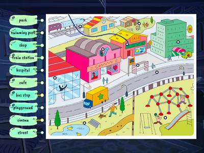 Places in a town - 2