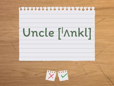 Relatives [ˈrɛlǝtɪvz] / родственники