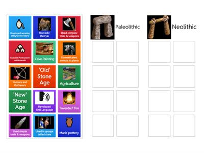 Paleolithic vs. Neolithic
