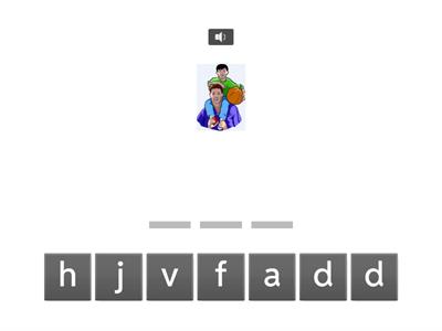 Match the CVC word in picture