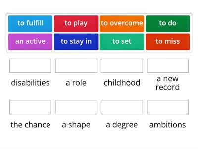 Focus 3 Module 2.4 Collocations