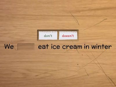  Present Simple negative 