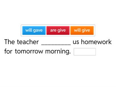 Future simple - affirmative