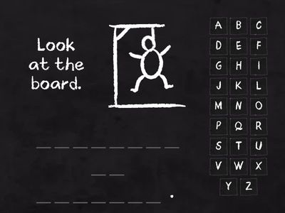 Classroom Hangman