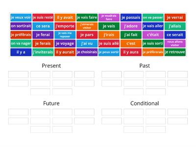 Holidays verbs and tenses (WVB)