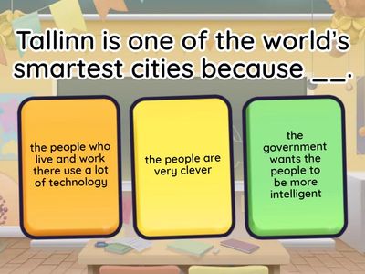 Listen again and choose a, b, or c.