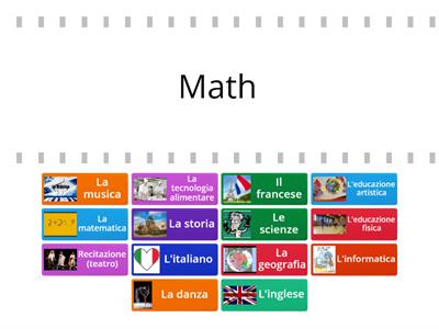 Le materie Scolastiche