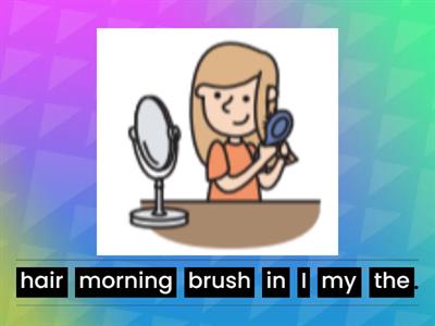 CLB 1-2: Daily Routines - Unjumble