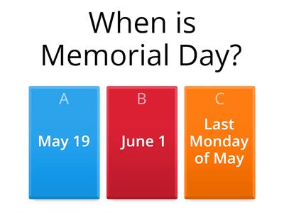 Memorial Day