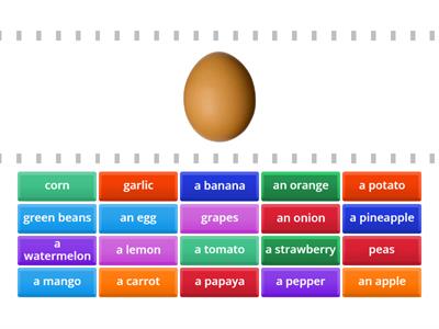 FRUITS AND VEGETABLES