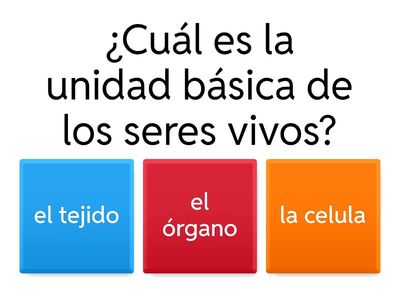 cuestinario de ciencias naturales