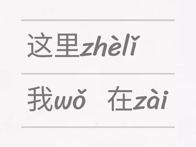 HSK1 - Verbos em chinês: 在，住在，去，来，回