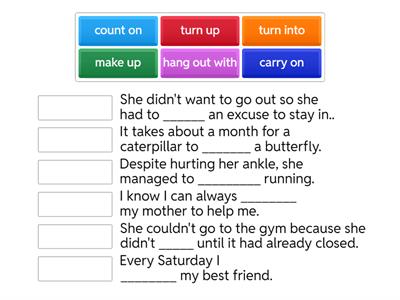 Phrasal verbs B2 adults