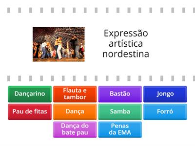  Danças indígenas/afro-brasileiras.