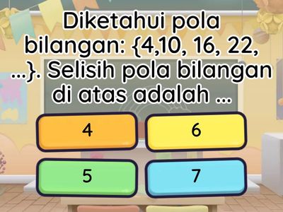 Pola Gambar dan Bilangan 