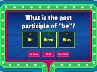 Past Participle-Gameshow quiz-1