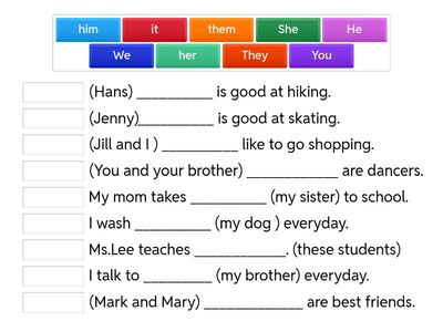 G3 - Subject & Object pronouns