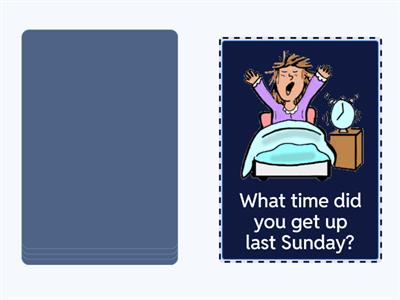 speaking using go,have,get,do in past tense