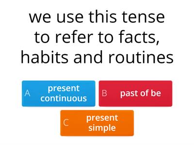 Present simple vs Present continuous