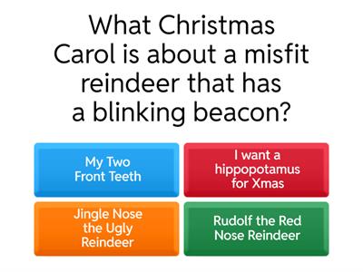 Christmas Carol Family Feud