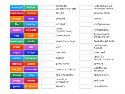 Destination B1 Unit 21 Topic Vocabulary