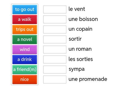 Vocabulary retrieval from Y7 and Y8