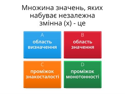Властивості функцій алгебра 9 клас