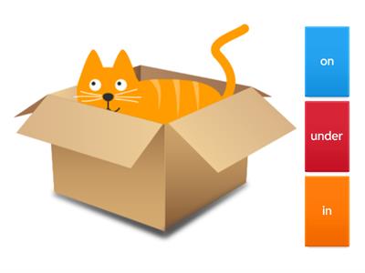 Prepositions--in, on, under