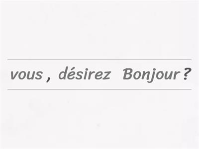 Au magasin