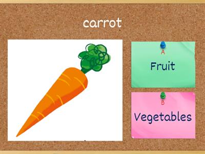 Unit 8.1 - QUIZ Fruit & Vegetables