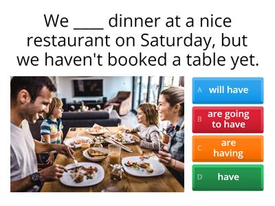 Ways of expressing future