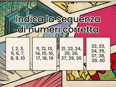 Sequenze numeriche e Operazioni