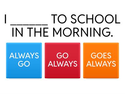  ADVERBS OF FREQUENCY & DAILY ROUTINE  - PRESENT SIMPLE