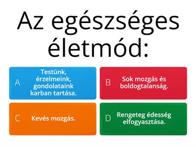 Az egészséges életmód